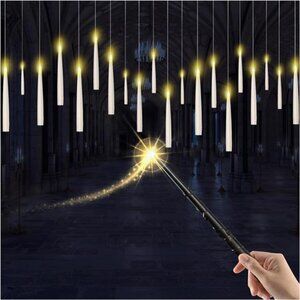 20PCS Floating LED Candles with Wand - Flickering Warm Light